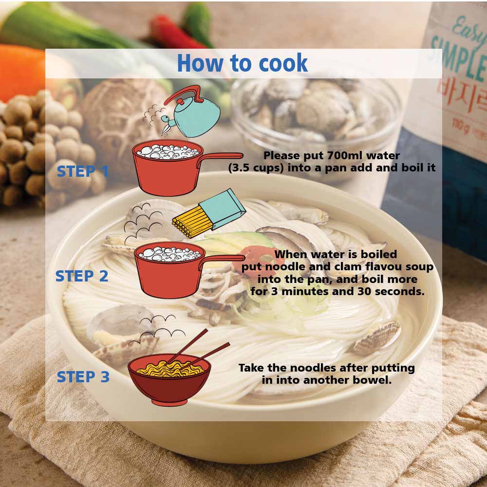 Easy Cooking Clam Noodle(NONVEG) Korikart Malaysia